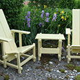 Rietveld Inspired Garden Chairs
