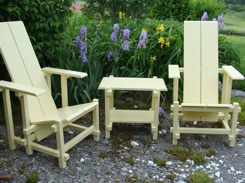 Garden Chairs with Table